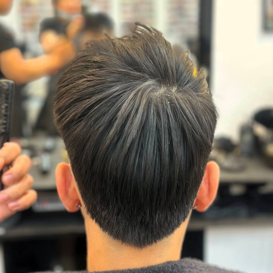 Men's modern haircut style